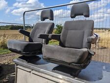 2 x Swivel Captain Seats. VW T4 T5 Transit etc. Camper Van 180 Base Twin Armrest for sale  PONTEFRACT