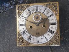 Used, 1710 outside count 8day LONGCASE GRANDFATHER CLOCK DIAL+move/nt 11 inch for sale  Shipping to South Africa