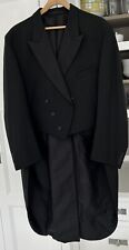 Black evening tailcoat for sale  LEATHERHEAD
