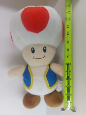 Usado, Super Mario Sapo Rojo Hongo Grande 14" Peluche Nintendo - Usado, tiene manchas segunda mano  Embacar hacia Argentina