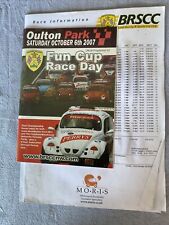 Programme race oulton d'occasion  Expédié en Belgium