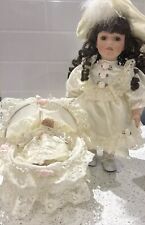 Vintage porcelain doll for sale  BEDFORD