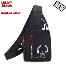 Bandolera Para Hombre Mochila Viaje Cartera Bolso De Hombro Bolso de Cofre Nuevo segunda mano  Embacar hacia Mexico