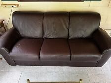 Brown leather couch for sale  Elk River
