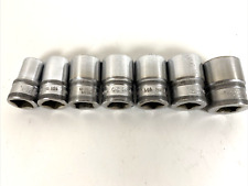 Snap On Tools 7 Pc 1/2 Drive 12 Point Sockets Metric SWM Seires 13-22 mm for sale  Shipping to South Africa