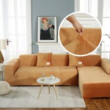 Usado, Capas de sofá de canto de veludo elástico grosso para sala de estar comprar usado  Enviando para Brazil