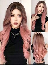 Parrucca rosa lunga usato  Cisterna Di Latina