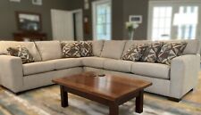 beige grey sofa sectional for sale  Pequea