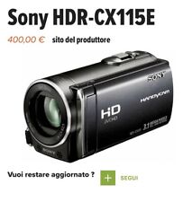 Sony handycam hdr usato  Toritto