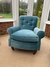 Teal turquoise armchair for sale  BOLTON