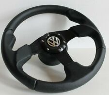 Used, Steering Wheel fits For VW Golf Jetta Corrado Mk2 Mk3 Sport Leather 1988-1997 for sale  Shipping to South Africa