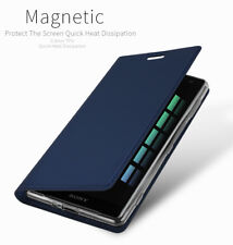Capa carteira magnética suporte cartão couro flip fina luxo para Sony Xperia comprar usado  Enviando para Brazil