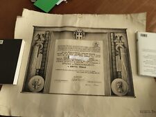 Usado, Laurea Diploma 1939 Università Roma Vittorio Emanuele III Ricchiello Grimaldi  comprar usado  Enviando para Brazil