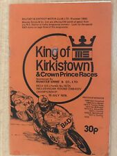 Kirkistown race programme for sale  CRAIGAVON