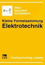 Kleine formelsammlung elektrot gebraucht kaufen  Berlin