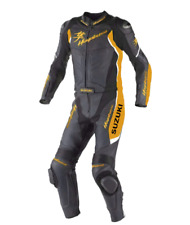 SUZUKI HAYABUSA NEW MOTORBIKE MOTORCYCLE RACING LEATHER SUIT ANY CUSTOM COLORS for sale  Shipping to South Africa