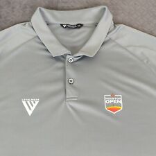 Camisa polo Houston Open PGA Tour golfe levelwear cinza manga curta masculina GG comprar usado  Enviando para Brazil