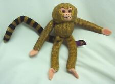 Tangerine Press STRIPED TAIL PYGMY MARMOSET 8" Plush STUFFED ANIMAL Toy for sale  Shipping to South Africa