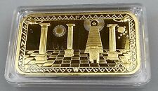Masonic bars gold for sale  Shipping to Ireland