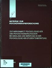 Zur wirksamkeit psychologische gebraucht kaufen  Bubenhm.,-Wallershm.