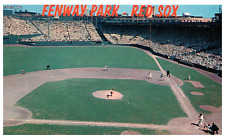 Postal MA Boston Fenway Park Hogar de los Medias Rojas de Boston Béisbol Años 60 segunda mano  Embacar hacia Argentina