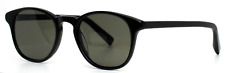 WARBY PARKER Downing 100 Jet Black Unisex Round Sunglasses 48-21-140 B:39 for sale  Shipping to South Africa