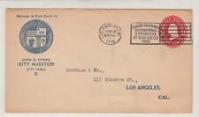 Usado, 1916 Postal History LA City Auditor to Benthum Co on Business Stationary U406 comprar usado  Enviando para Brazil
