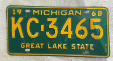 1968 michigan license for sale  Rockmart
