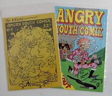 Angry Youth Comix Firmado Raro Autopublicado Vol.1 #11 y AYC #1 por Johnny Ryan  segunda mano  Embacar hacia Argentina