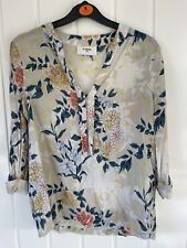 Silk floral blouse for sale  LONDON