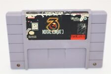 Cartucho de videogame Super Nintendo SNES Mortal Kombat 3 Midway Fatality somente comprar usado  Enviando para Brazil