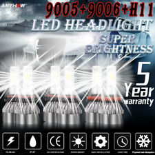 Combo 9005+9006+H11 LED Headlight Hi/Low Beam Bulb 6500K 7000W 980000LM Fog Ligh for sale  Hebron