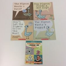 Lote de livros ilustrados Mo Willems Pigeon Piggie pré-escolar jardim de infância 1º grau 5, usado comprar usado  Enviando para Brazil