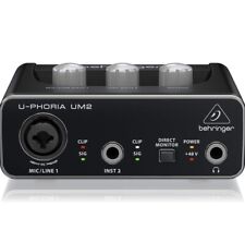 Usado, Interface de áudio USB Behringer U-Phoria UM2 comprar usado  Enviando para Brazil