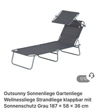 Utsunny sonnenliege gartenlieg gebraucht kaufen  Damm.,-Leider,-Nilkhm.