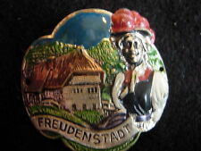 Freudenstadt Schwarzwald Used badge stocknagel hiking medallion G4230 for sale  Shipping to South Africa
