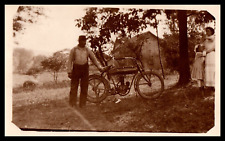 Usado, Vestidos femininos RPPC bicicleta motorizada homem celeiro menina comprar usado  Enviando para Brazil