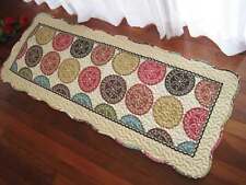 @Bem tapete acolchoado floral colorido crochê remendo de renda algodão tapete corredor G comprar usado  Enviando para Brazil