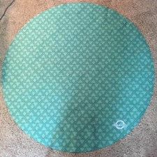 Versa Games Poker Mat 54 in. Diameter Round Non-Slip -- Table Top Mat -- Green, used for sale  Shipping to South Africa