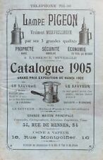1905 catalogue lampe d'occasion  Pomarez