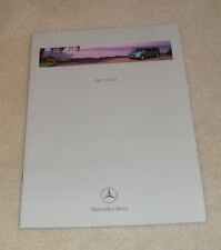 Mercedes class brochure for sale  FAREHAM