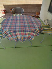Plaid round tablecloth for sale  Green Valley