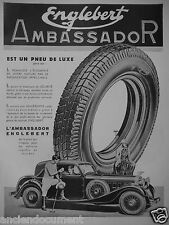 Publicité 1935 englebert d'occasion  Compiègne