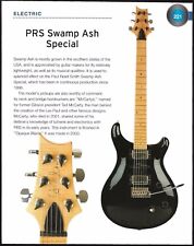 Used, PRS Swamp Ash Special + 1935 Radiotone Archtop guitar 6 x 8 history article for sale  Shipping to Canada