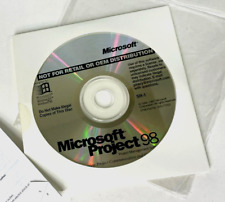 Microsoft Project 98 Project Management Software With Key for sale  Shipping to South Africa