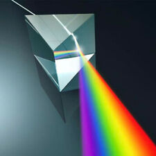 Espectro de luz triangular prisma ensino vidro óptico cristal física tripla comprar usado  Enviando para Brazil