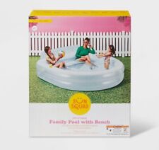 Piscina inflável infantil/familiar de 7 pés com banco Sun Squad divertido PISCINA NEGÓCIO comprar usado  Enviando para Brazil