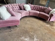Pink sectional sofa for sale  Thomaston