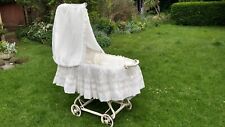 Vintage wicker cradle for sale  BASINGSTOKE