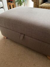Brown ottoman storage for sale  PERSHORE